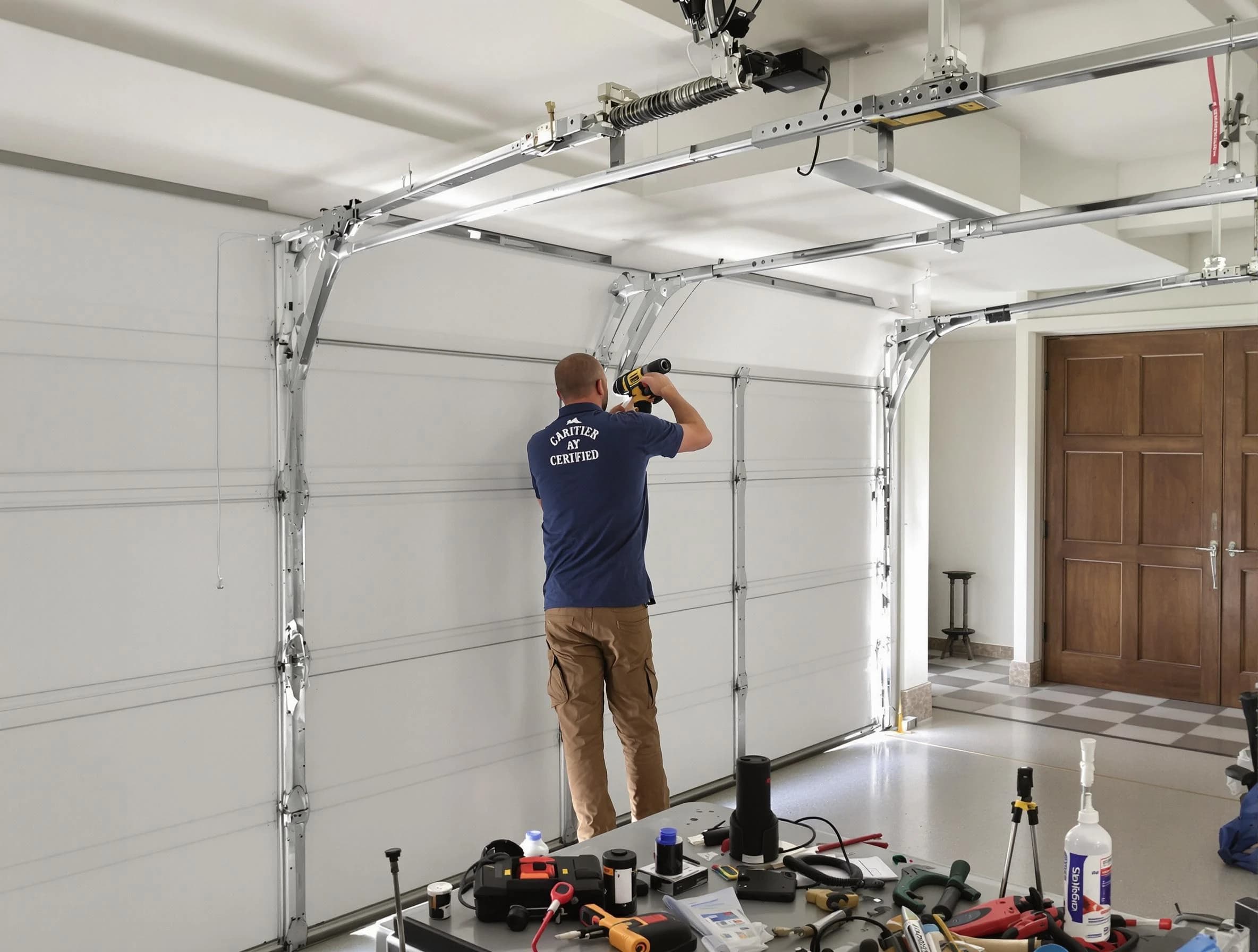 Litchfield Park Garage Door Repair certified technician performing precision garage door repair in Litchfield Park