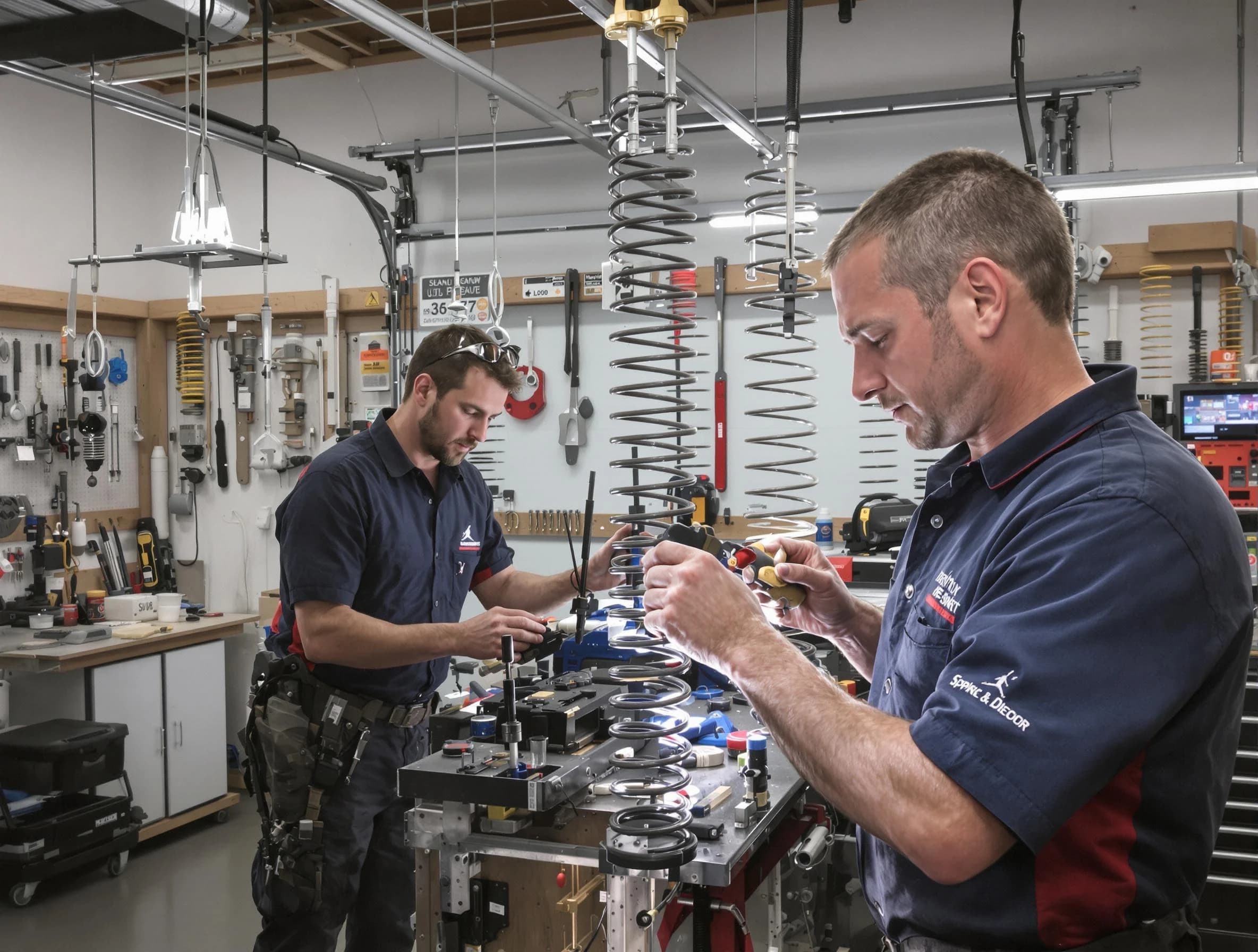 Garage door spring repair service by Litchfield Park Garage Door Repair in Litchfield Park