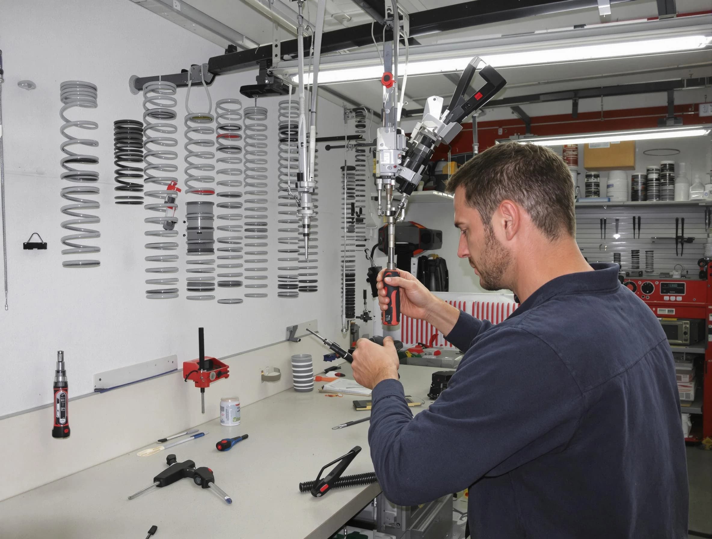 Litchfield Park Garage Door Repair safety certified technician performing precision spring replacement in Litchfield Park