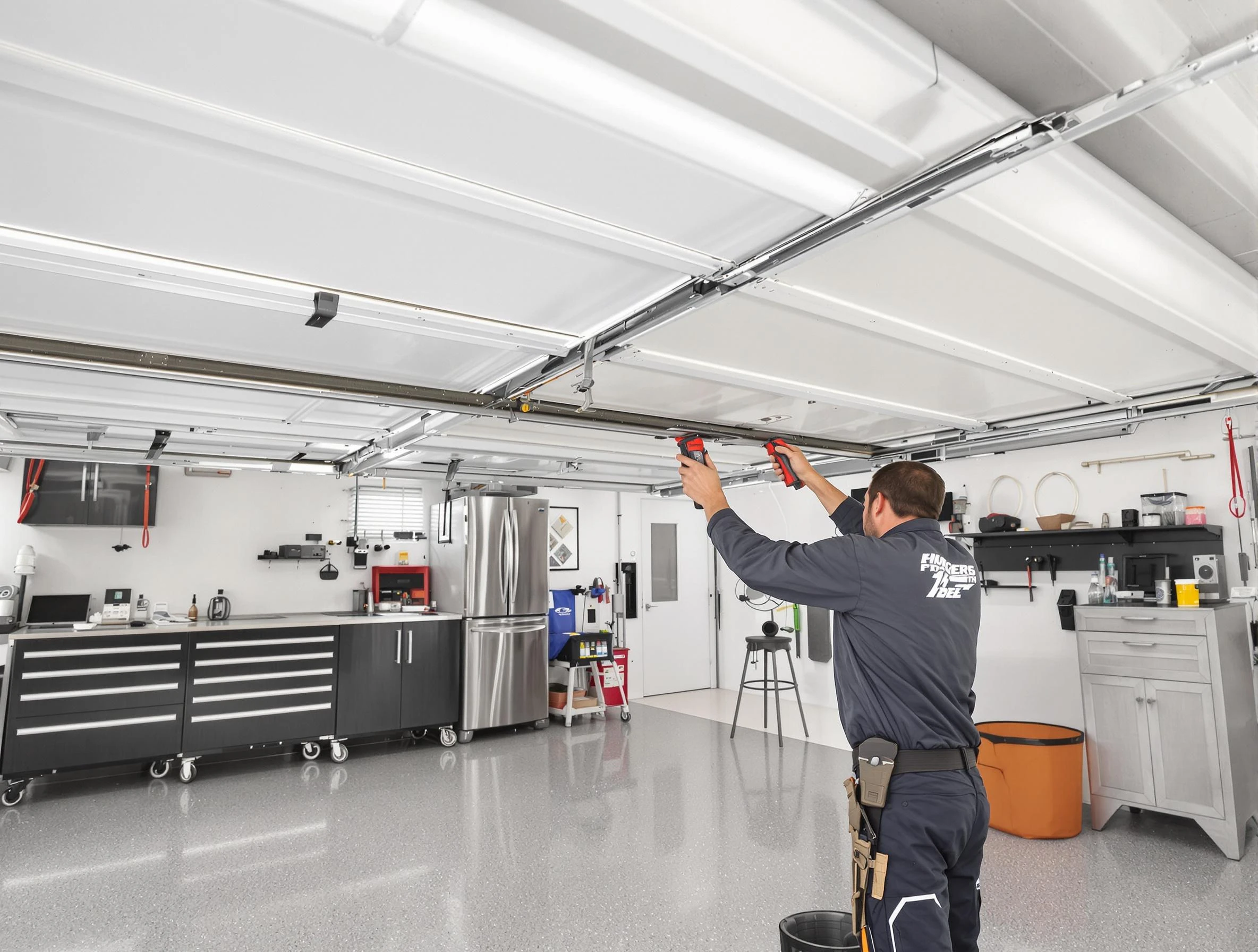 Overhead garage door repair service by Litchfield Park Garage Door Repair in Litchfield Park